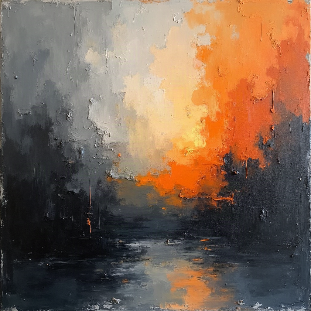 Ölgemälde KI Wandkunst
